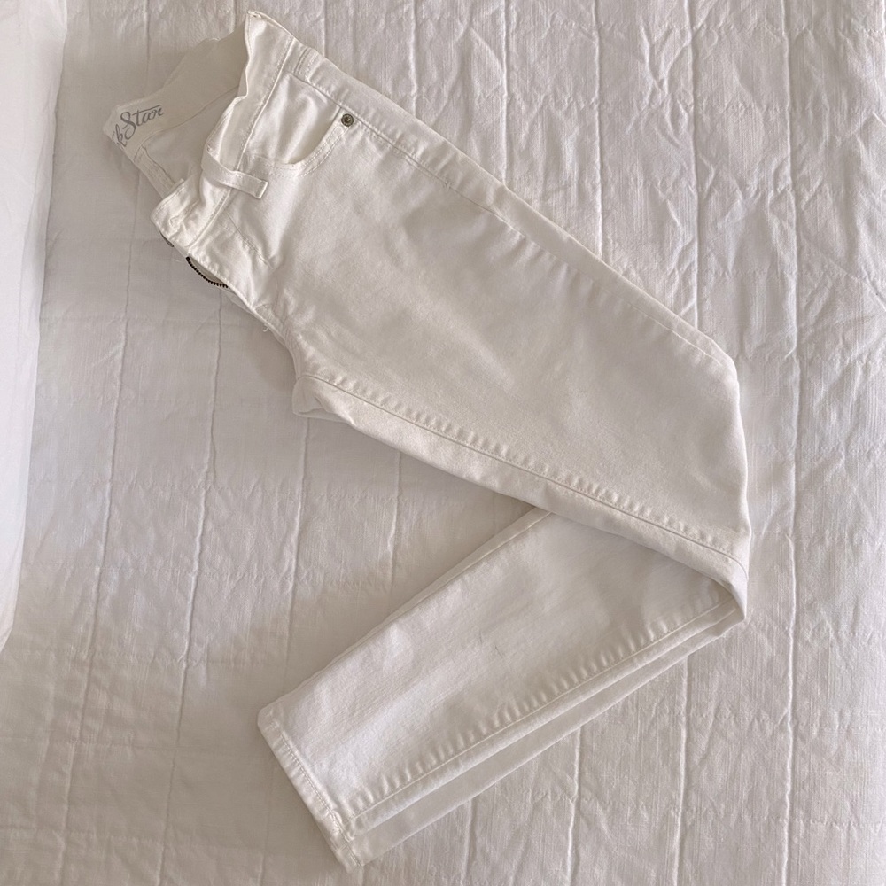 Old Navy Rockstar white skinny jeans size 2